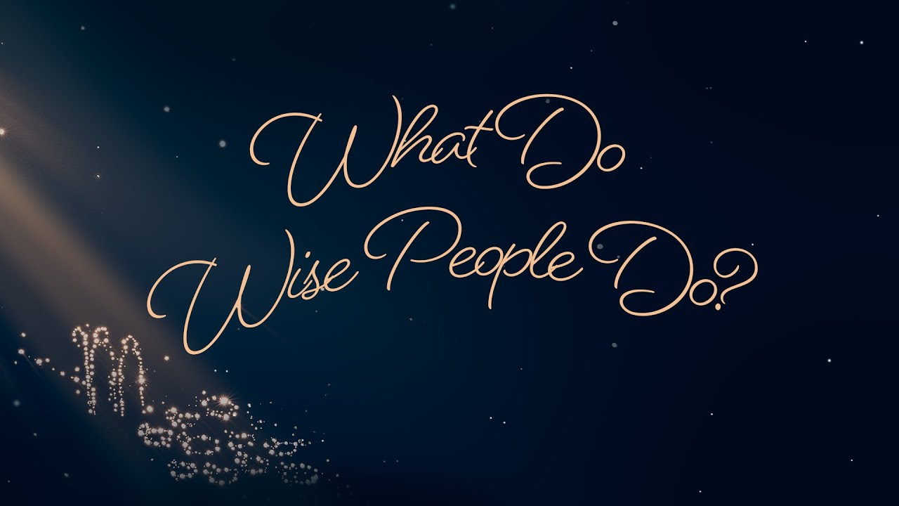 “What Do Wise People Do?” | Dr. Derek Westmoreland