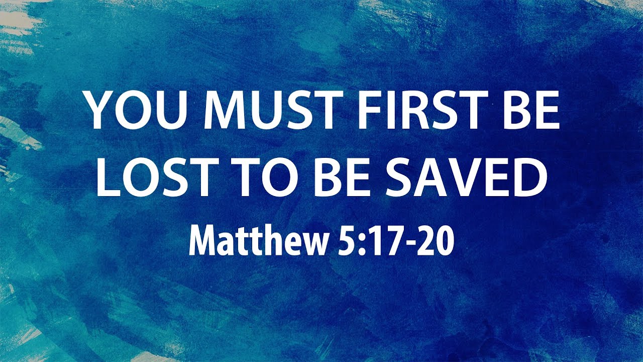 “You Must First be Lost to be Saved” | Dr. Derek Westmoreland