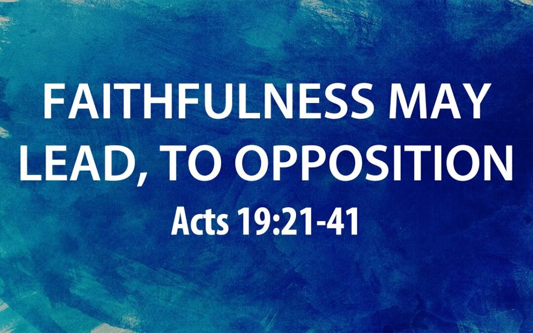“Faithfulness May Lead, to Opposition” | Dr. Derek Westmoreland