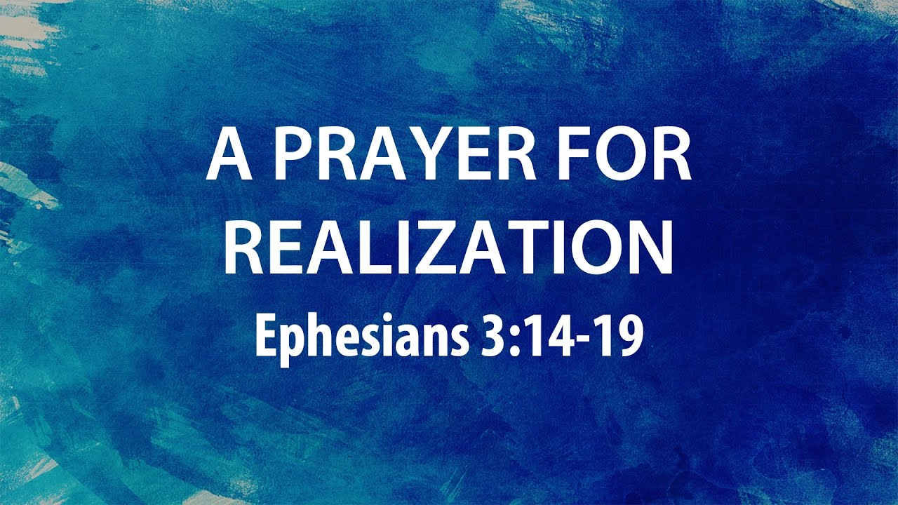 “A Prayer For Realization” | Dr. Derek Westmoreland