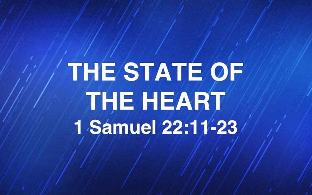 December 4, 2024 | “The State of The Heart” | Dr. Derek Westmoreland