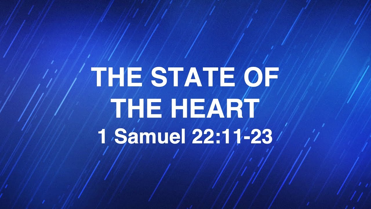 December 4, 2024 | “The State of The Heart” | Dr. Derek Westmoreland