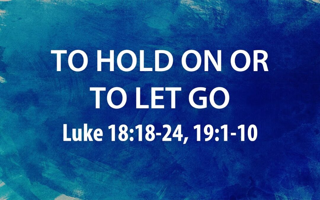 “To Hold On or To Let Go” | Dr. Derek Westmoreland